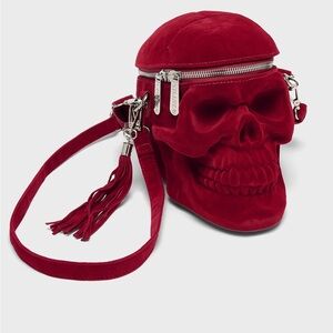 Red grave digger bag